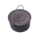 1950ml Ultralight Outdoor Camping Titanium Pot & pan