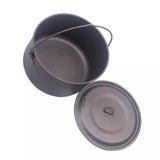 1950ml Ultralight Outdoor Camping Titanium Pot & pan