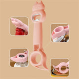 4-in-1 Beer Bottle Openers Pink Cartoon Can Opener