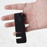 Portable mini knife sharpener ceramic rod/carbon